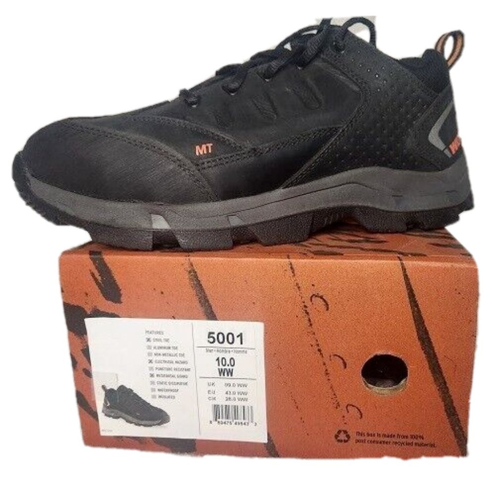Worx Red Wing 5001 Safety Steel Toe Shoes Electrical Hazzards Slip Resistant 10W